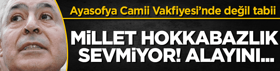 Millet hokkabazlık sevmiyor! Alayını...