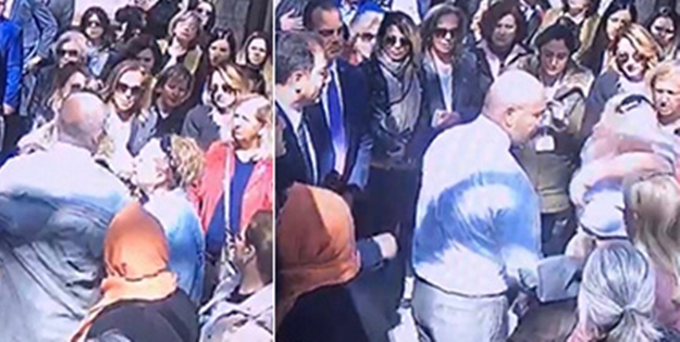 Kadının tişörtünü çıkarttırmıştı... 'Kumpas' dedi!