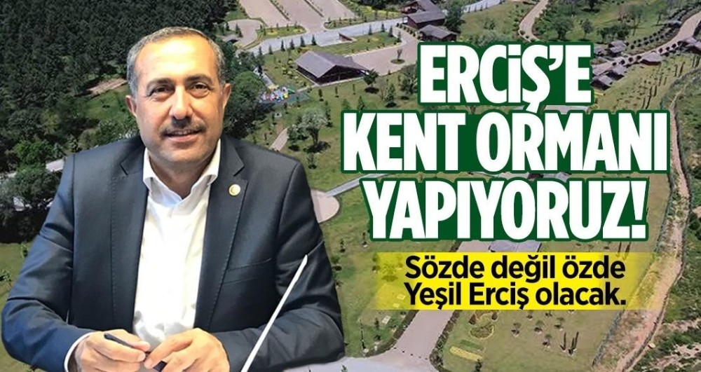 Milletvekili Arvas: “Kent ormanı ile doğaya ve insana yatırım yapıyoruz” 
