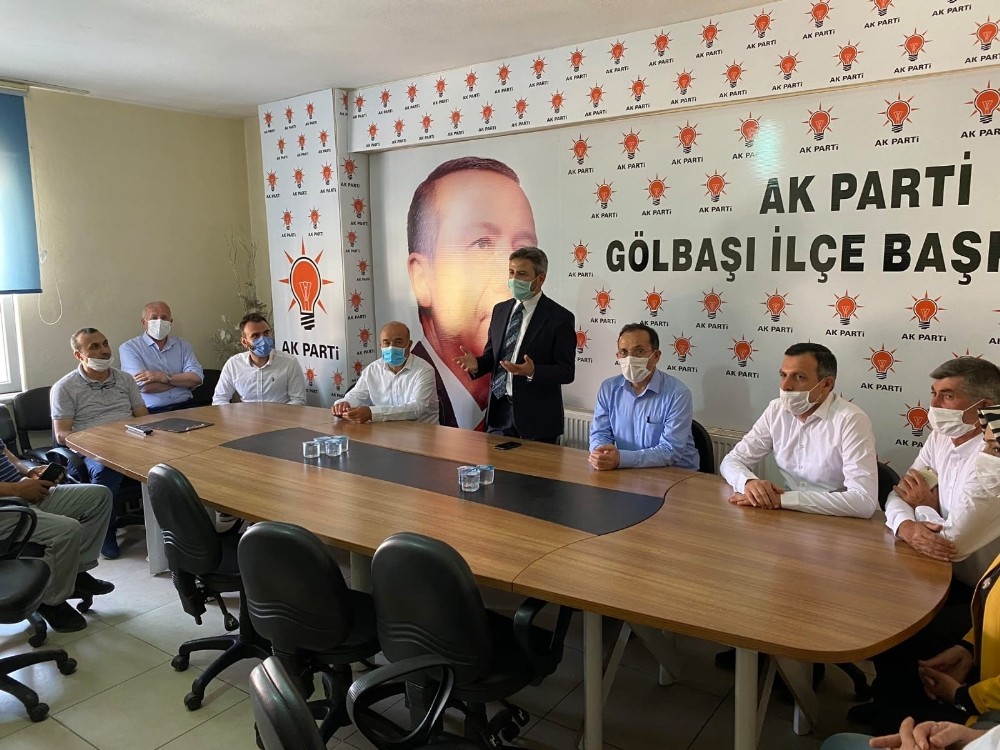 Milletvekili Aydın, Gölbaşı’nda temaslarda bulundu 