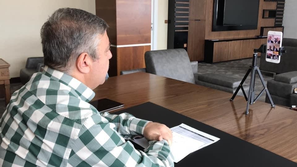 Milletvekili Maviş, konferans aracılığıyla toplantı gerçekleştirdi 
