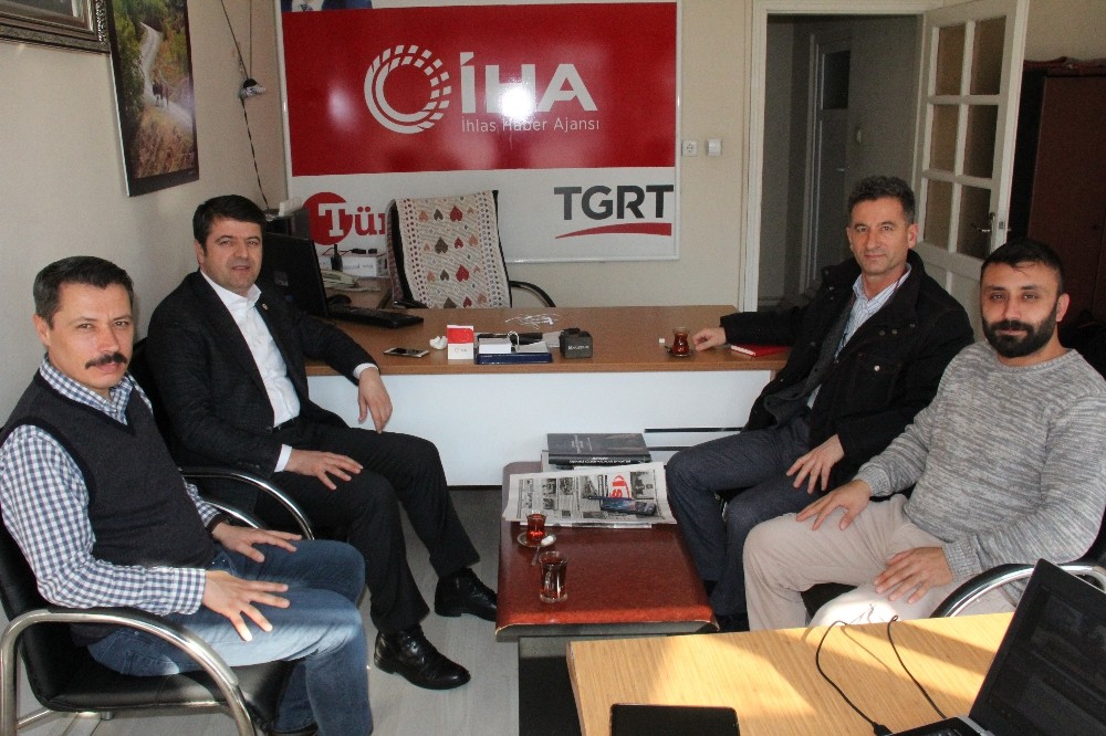 Milletvekili Tutdere’den İHA’ya ziyaret 