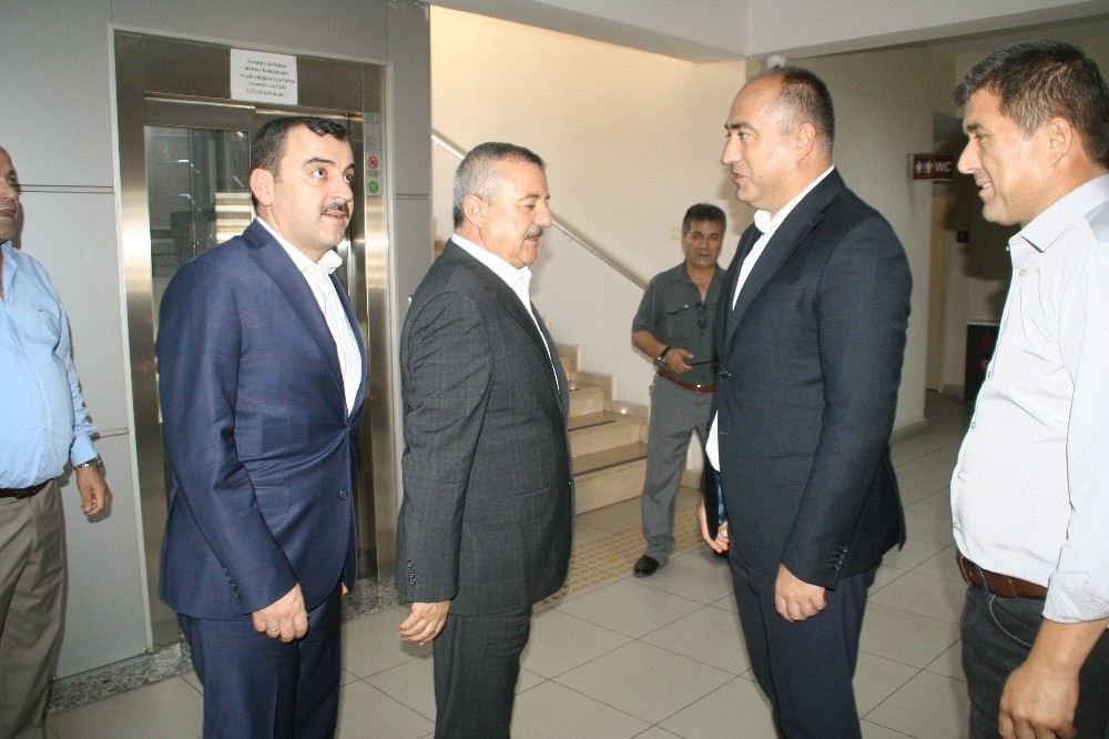 Milletvekillerden Kaymakam Vekiline ziyaret 