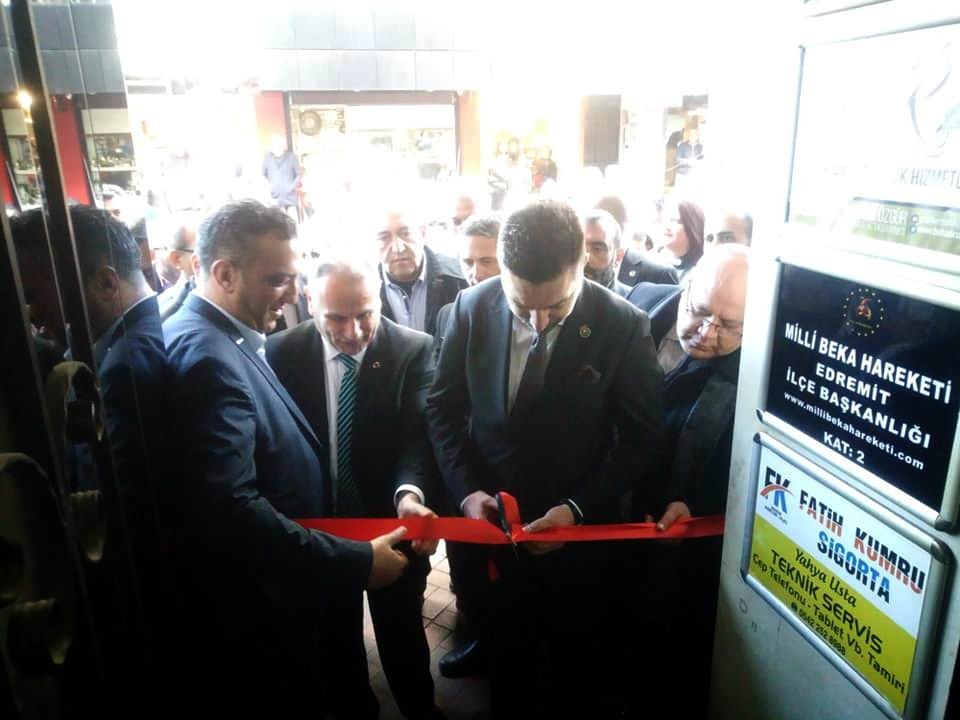 Milli Beka Hareketi Edremit ve Havran İlçe Teşkilatları törenle açıldı 