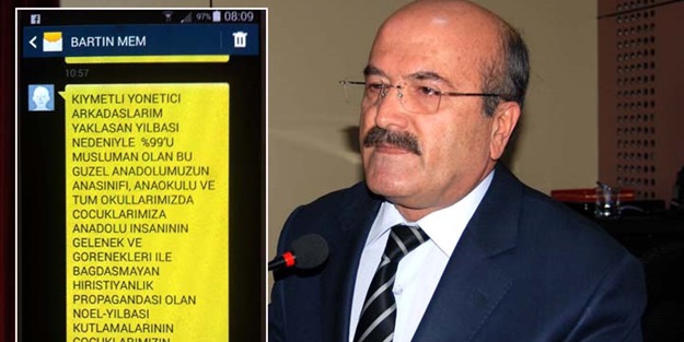Milli Eğitim Müdürü'nden takdir toplayan 'yılbaşı' mesajı