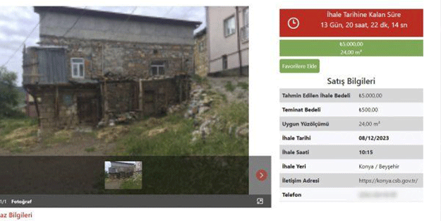 Milli Emlak o ilde 5 bin TL'ye sudan UCUZ arsa satıyor