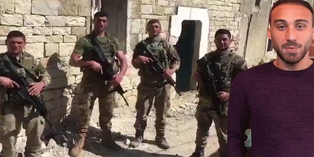 Milli futbolcudan Mehmetçik'e mesaj var