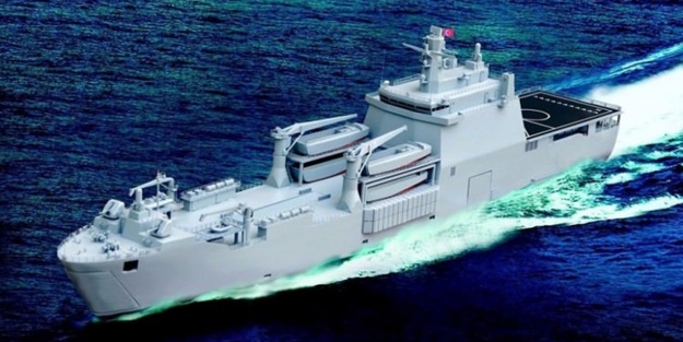 Milli gemi Sancaktar denize iniyor