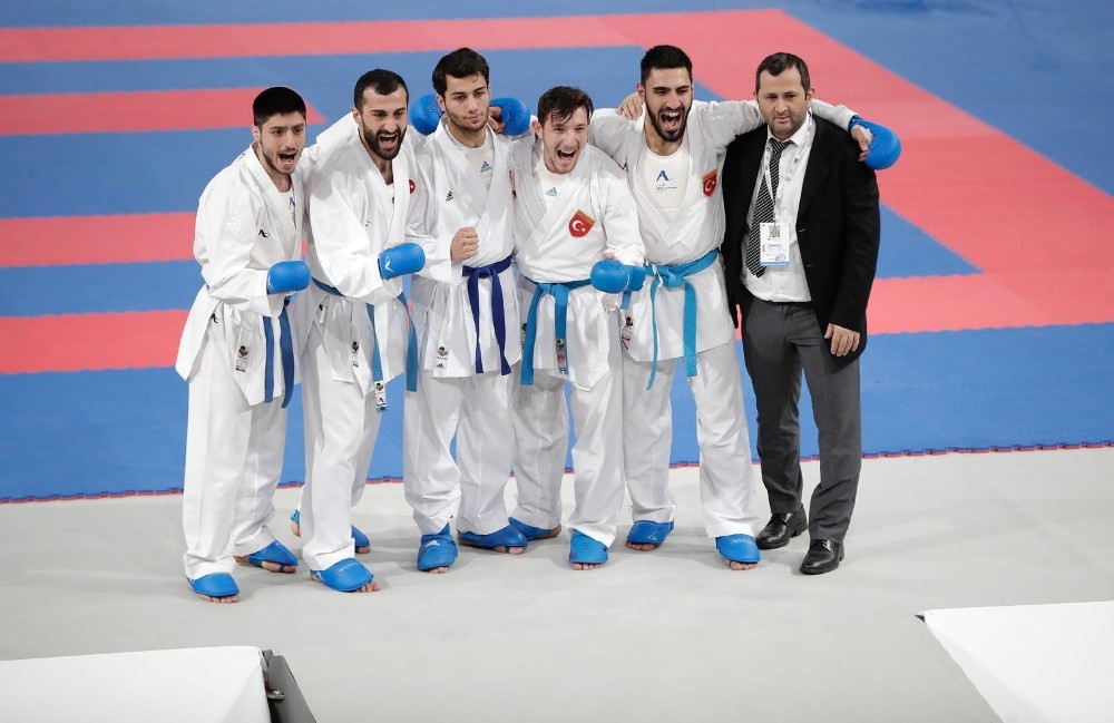 Milli karateciler üst üste üçüncü kez Avrupa şampiyonu oldu 