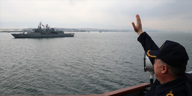 Milli korvet TCG Burgazada görevde