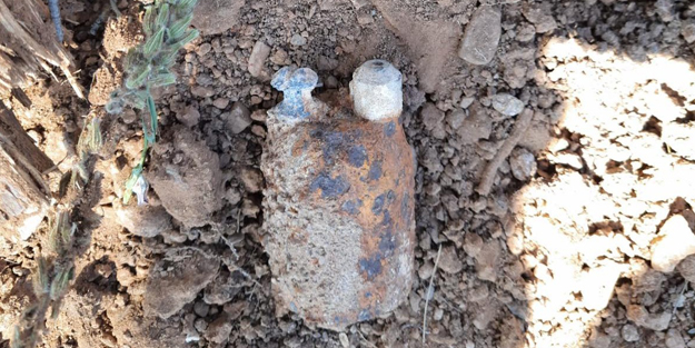Milli Mücadele dönemine ait el bombası bulundu