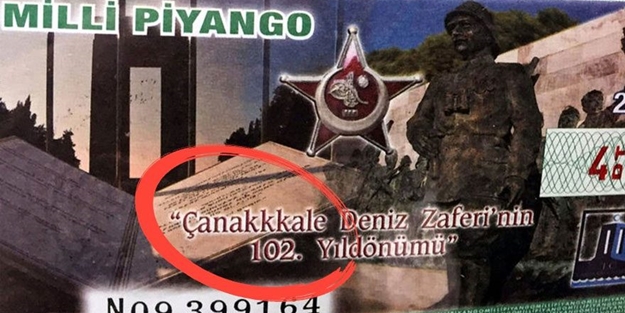 Milli Piyango'da Çanakkale skandalı!