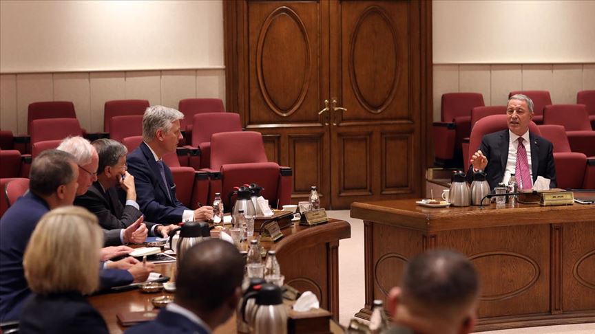 Milli Savunma Bakanı Akar, ABD Ulusal Güvenlik Danışmanı O'brien ve beraberindeki heyeti kabul etti