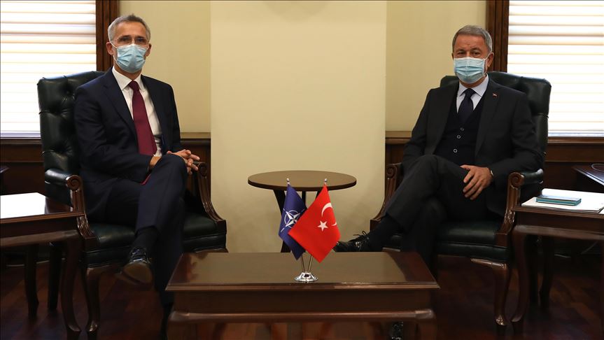 Milli Savunma Bakanı Akar, NATO Genel Sekreteri Stoltenberg ile görüştü