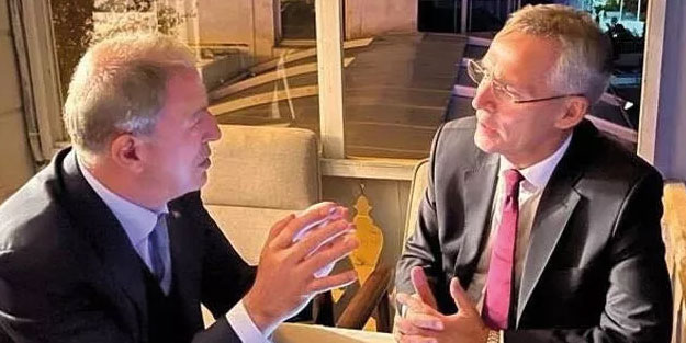 Milli Savunma Bakanı Hulusi Akar, NATO Genel Sekreteri Jens Stoltenberg ile görüştü