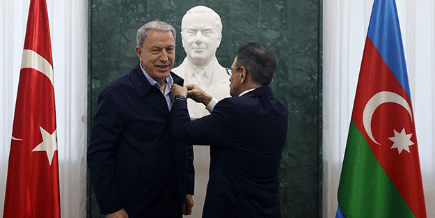 Hulusi Akar’a Azerbaycan’dan madalya