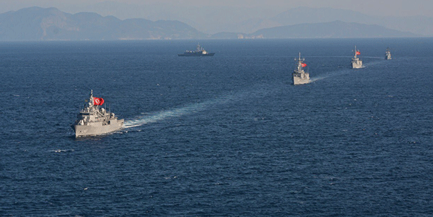 Türkiye'den sürpriz hamle Fırkateynler yola çıktı