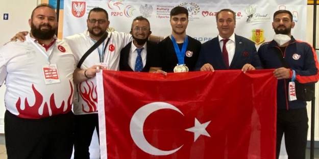 Milli sporcu 5 rekor birden kırarak Avrupa şampiyonu oldu!