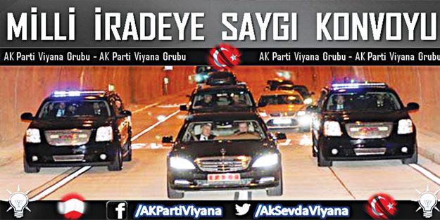 Milli İradeye Saygı Konvoyu yolda