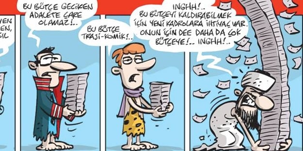 Milliyetçi gazetede, Cumhuriyet kafalı Diyanet düşmanı çizim!