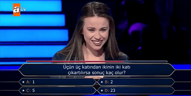 Milyoner'i izleyenler inanamadı... Ünlü oyuncu öyle bir soruda elendi ki!..