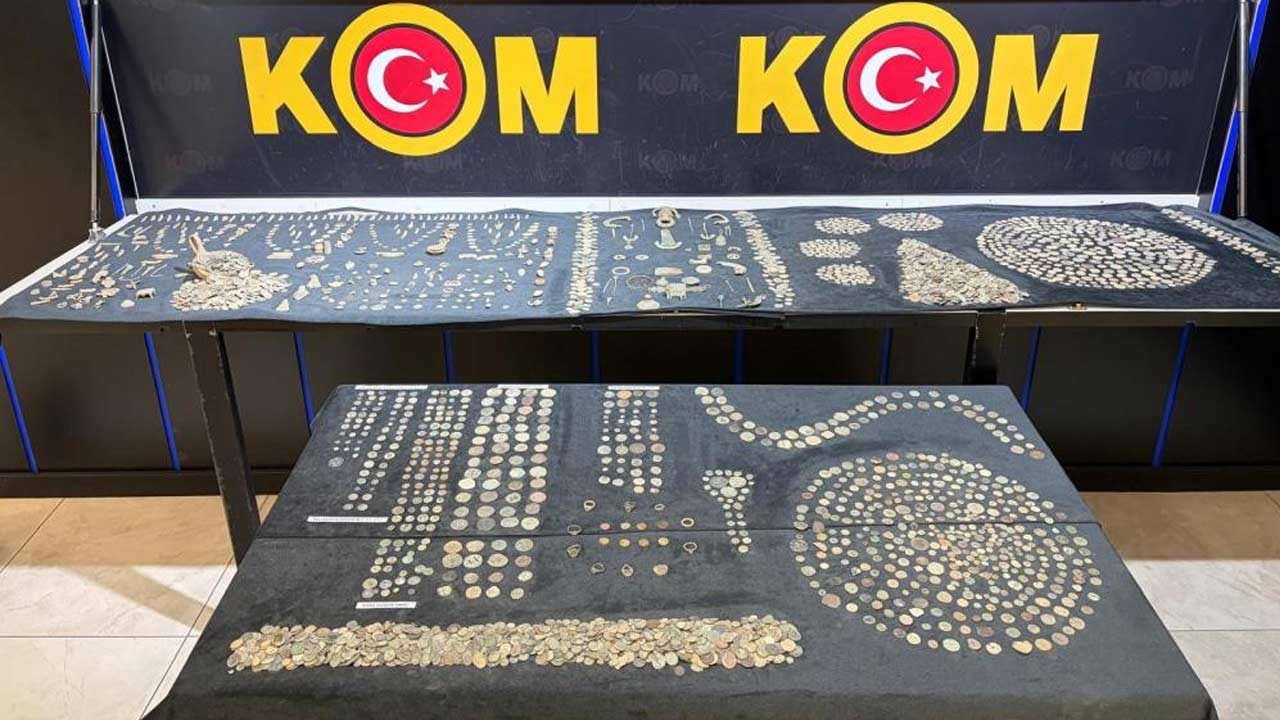 Milyonlarca liralık tarihi eser ele geçirildi