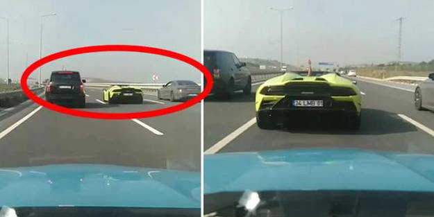 Milyonluk araçlarla yolu kapatıp yarış yapan magandalara 'çerez' ceza!