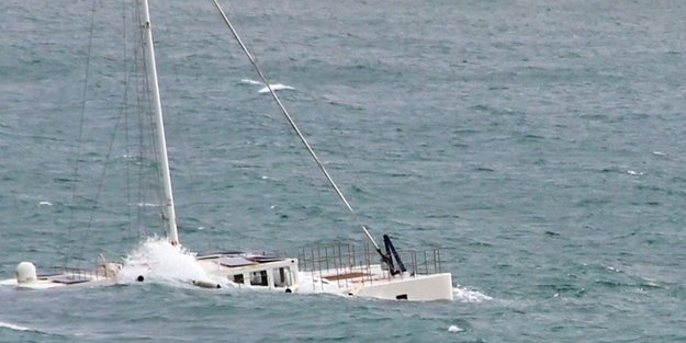 Milyonluk tekne alabora oldu