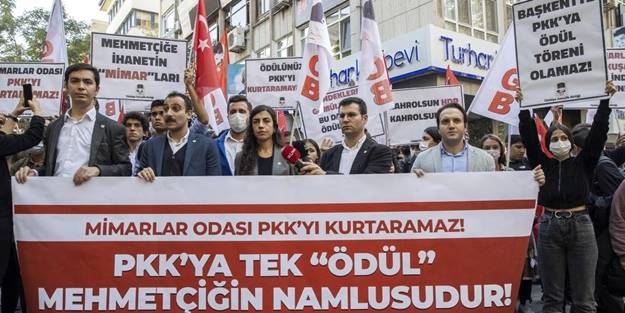 Mimarlar Odası'na sert tepki: PKK'ya ödül verdirmeyiz!