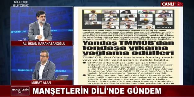 Mimarlar Odası’nın yıkama yağlama ödülleri TV5'e ve Kayacı'ya ders olsun!