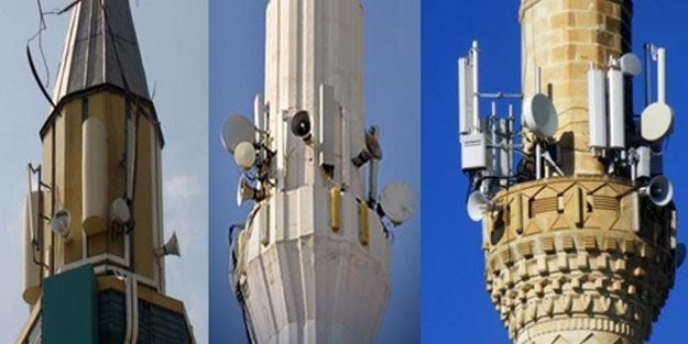 Minarelerdeki ‘baz istasyonları’ kaldırılıyor