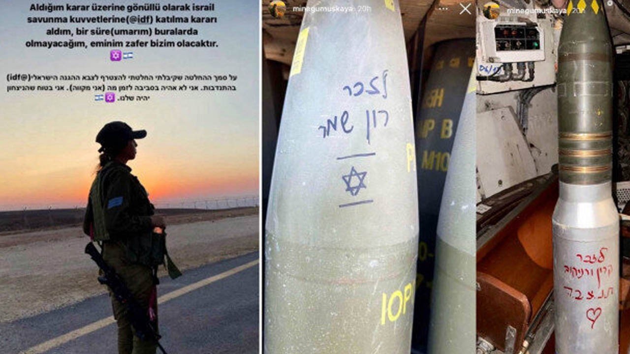 Mine Gümüşkaya, İsrail ordusuna katıldı! "Zafer bizim olacaktır" deyip, utanmadan bunu paylaştı! Yuh artık