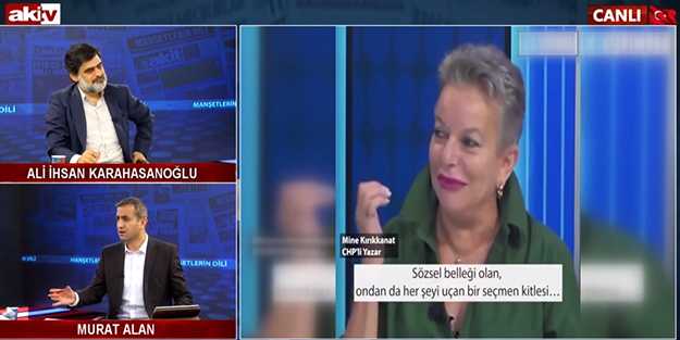 Mine Kırıkkanat’tan 19 milyon seçeme hakaret! AK Parti 81 ilde harekete geçmeli