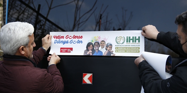 Minibüsçülerden yetimlere anlamlı destek!