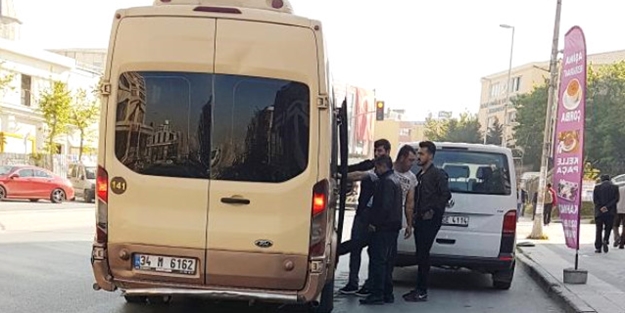 Minibüste tehlikeli anlar