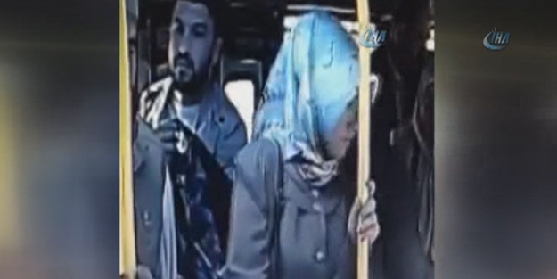 Minibüste yankesicilik kamerada!../VİDEO