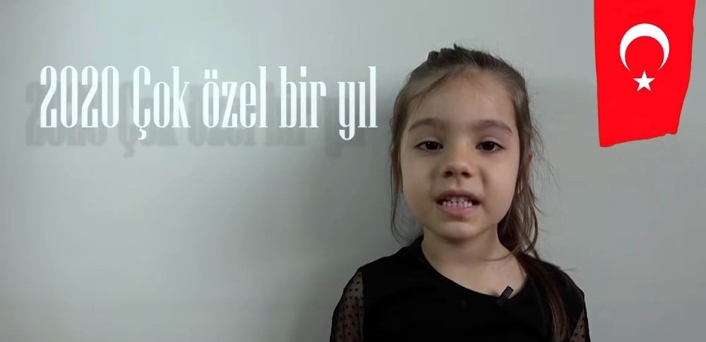 Minik Asya’nın 23 Nisan videosu paylaşım rekoru kırıyor 