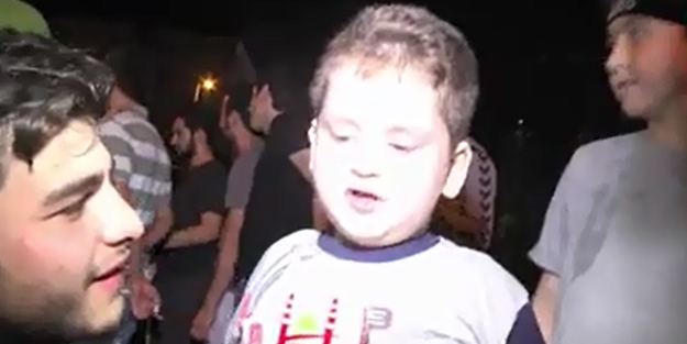 Minik çocuğun İsrail'e laneti...