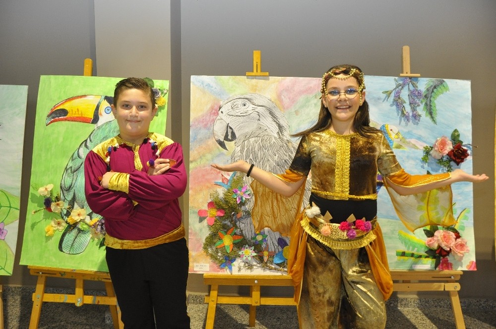 Minik GKV’lilerden yıl sonu sergisi 