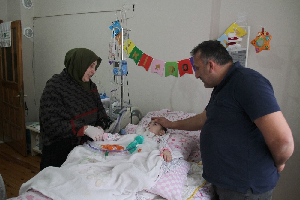 Minik Halime yaşam mücadelesi veriyor 