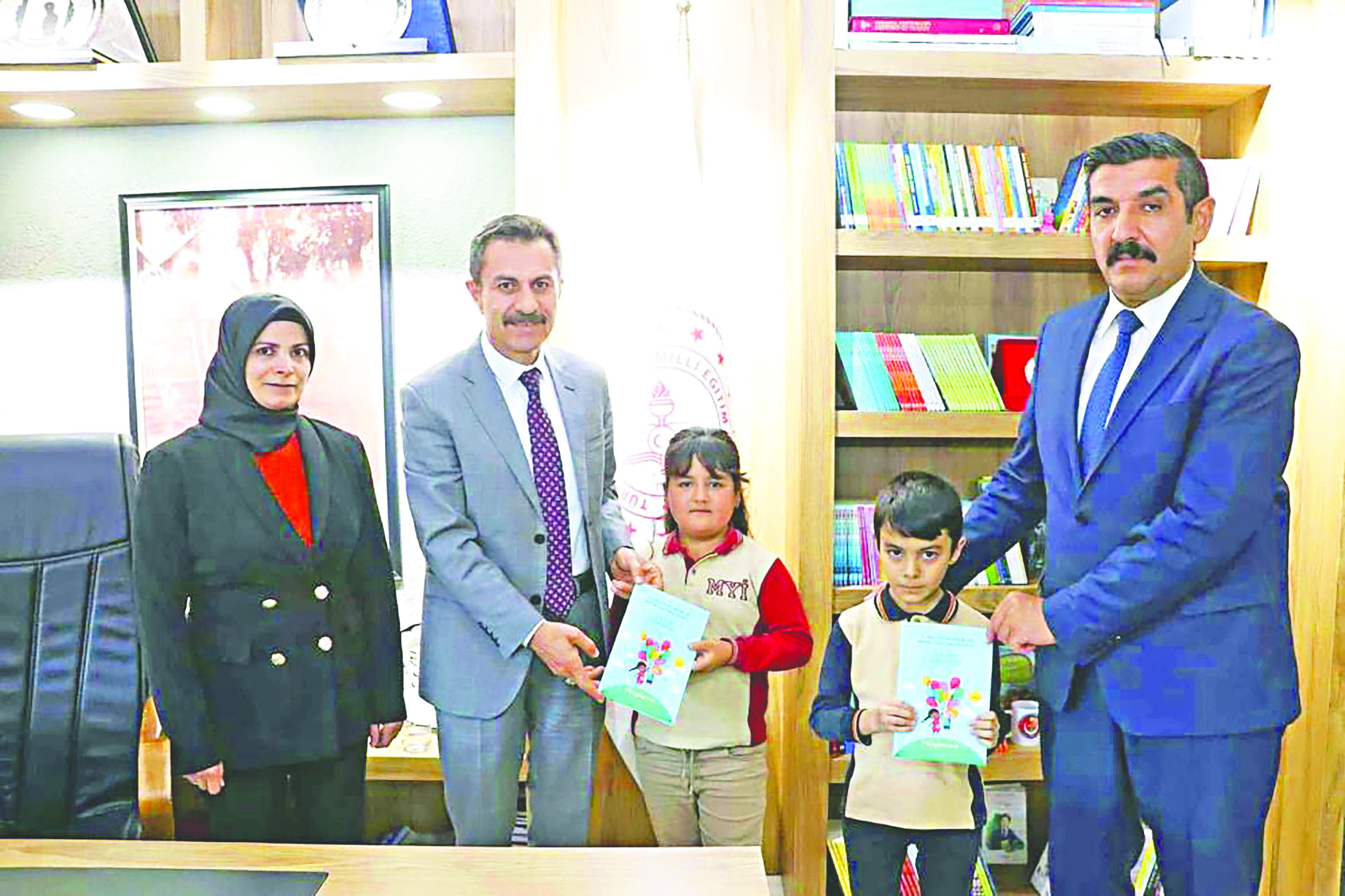 Minikler hayallerini kitapta topladı