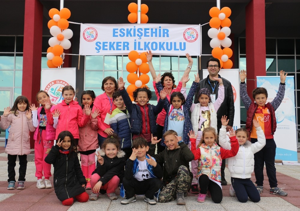 Minikler, oryantiring ile hem eğlendi hem öğrendi 