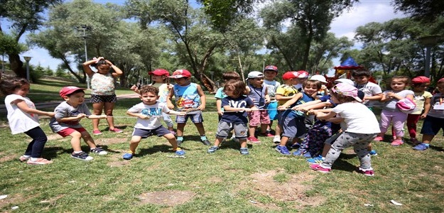 Minikler piknik yaptı