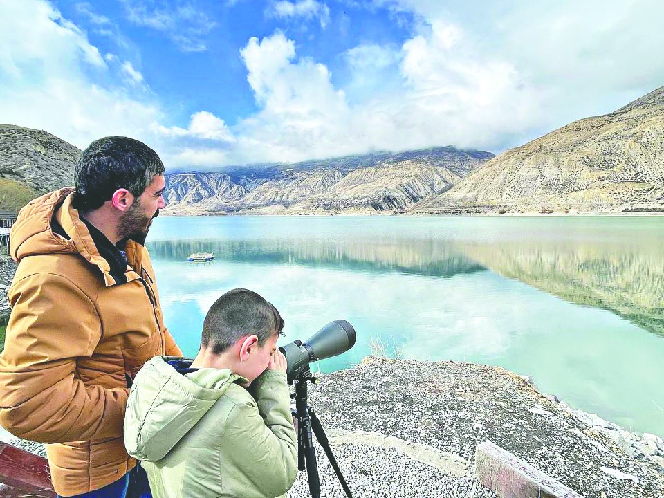 Miniklerin kuş gözlem heyecanı