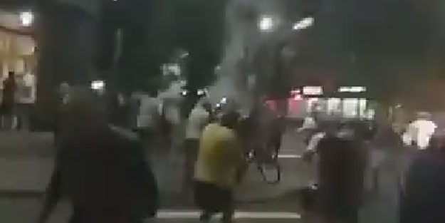 Minsk'te çatışmalar devam ediyor! Polis bomba bile kullanıyor