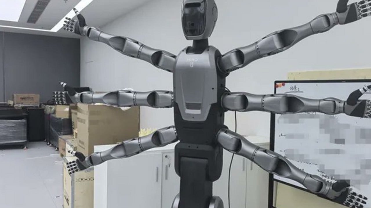 Miro U! altı kollu insansı robot: 3 kolu sağ'da 3 kolu sol'da imajı bomba! Teknoloji dünyası şokta, Çin fitili ateşledi...