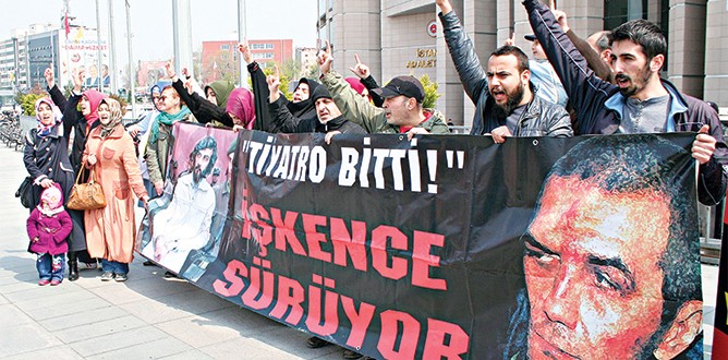 Mirzabeyoğlu’na destek eylemi