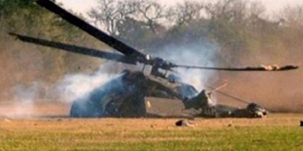 Mısır helikopteri düştü