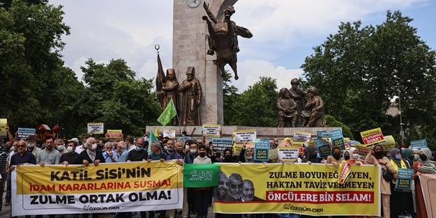 Mısır'da bir skandal daha! Darbecilere tepki