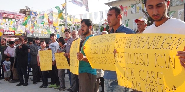 Mısır'daki idam zulmüne Mazıdağı'nda tepki